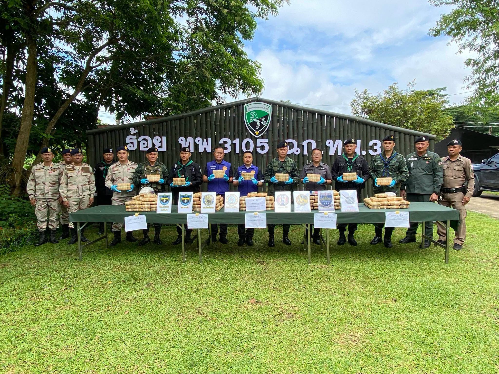 เชียงราย สกัดยาเสพติดชายแดน 5 คดีรวด ยึดยาบ้ากว่า 2 ล้านเม็ด ไอซ์ 669 กก. คีตามีน 520 กก. ปะทะเดือด 2 จุด ผู้ลำเลียงเผ่นหนี