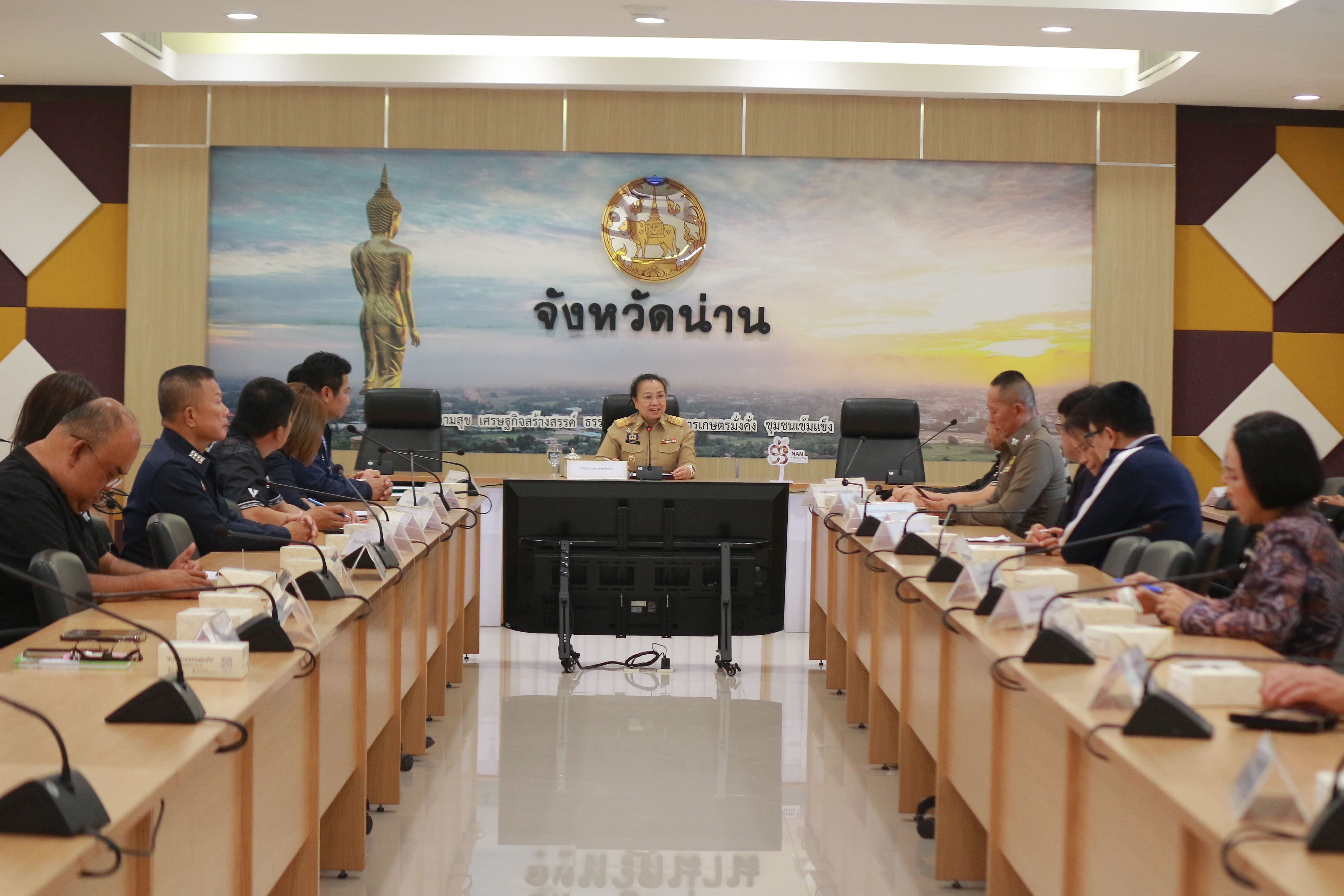 จังหวัดน่าน สรุปผลการฝึกซ้อมแผนฉุกเฉิน NAN ECMEX 2026 ยกระดับการเตรียมพร้อมรับสถานการณ์ฉุกเฉินท่าอากาศยานน่านนคร