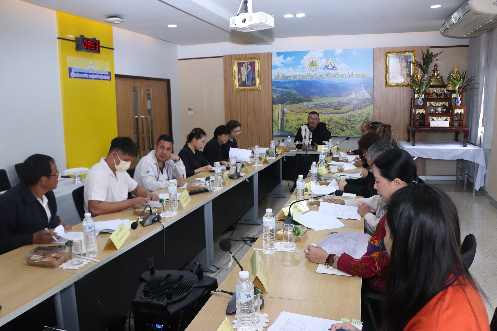 จังหวัดแม่ฮ่องสอน จัดการประชุมประชุมคณะอนุกรรมการประกันสังคมจังหวังหวัดแม่ฮ่องสอน ครั้งที่ 4/2569
