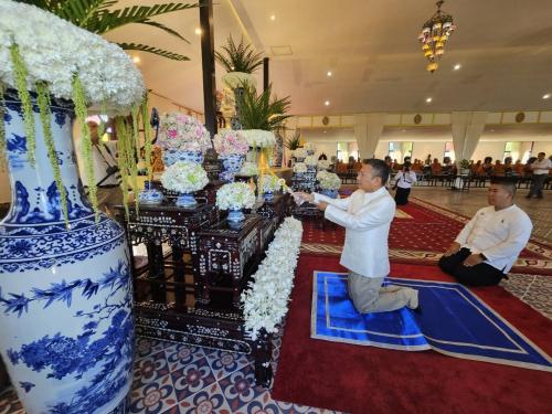 รองผู้ว่าฯ เชียงราย เป็นประธานในพิธีบำเพ็ญกุศลอุทิศถวาย &ldquo;พระพรหมวชิรคุณ (ไพบูลย์ สุมงคโล)&rdquo; ครบรอบ 3 ปี แห่งการมรณภาพ ณ วัดเทพนิมิตสุดเขตสยาม อำเภอเชียงของ
