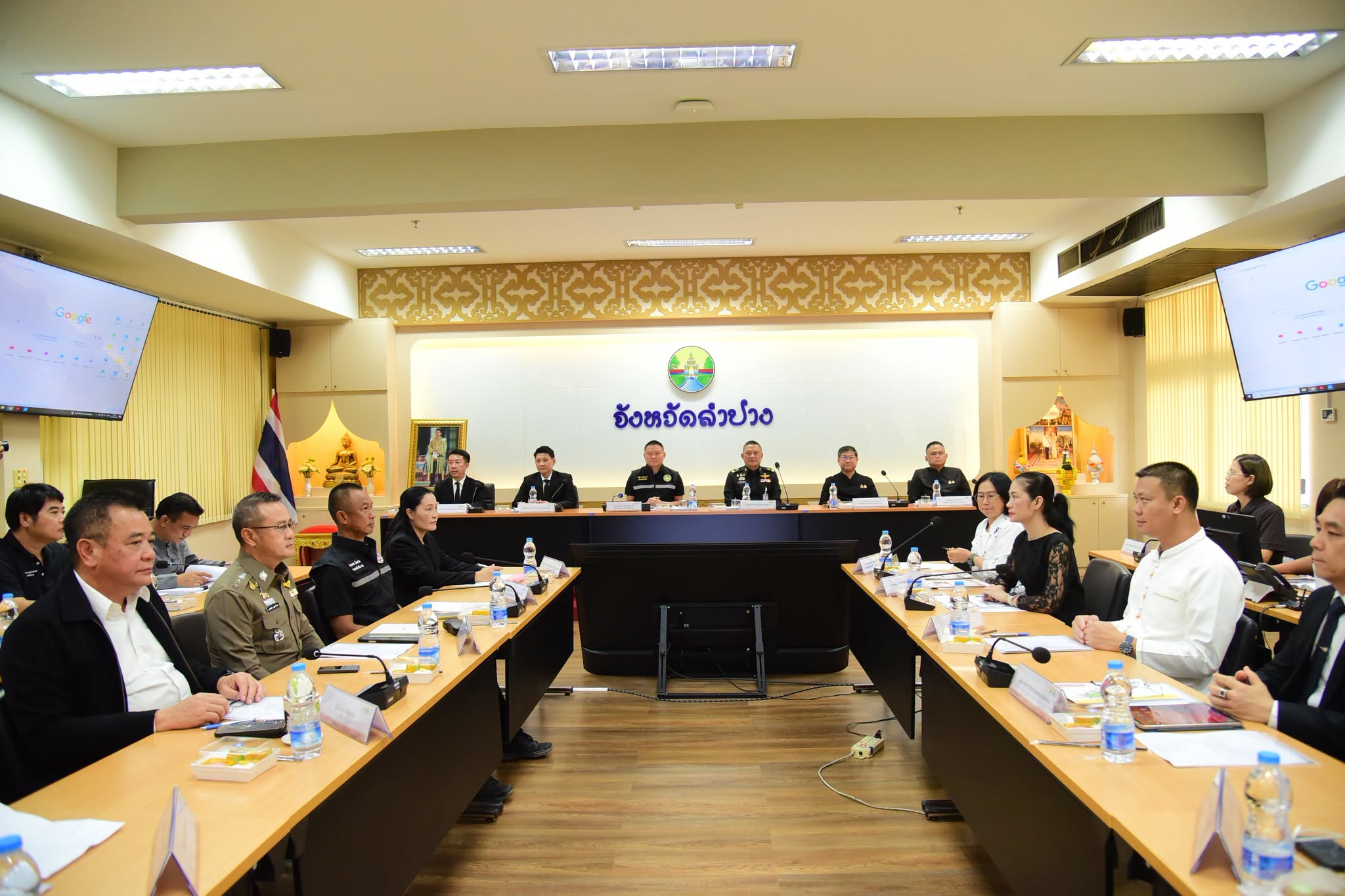 จังหวัดลำปาง ประชุมเตรียมรับเสด็จทูลกระหม่อมหญิงอุบลรัตนราชกัญญา สิริวัฒนาพรรณวดี ประธานโครงการ TO BE NUMBER ONE