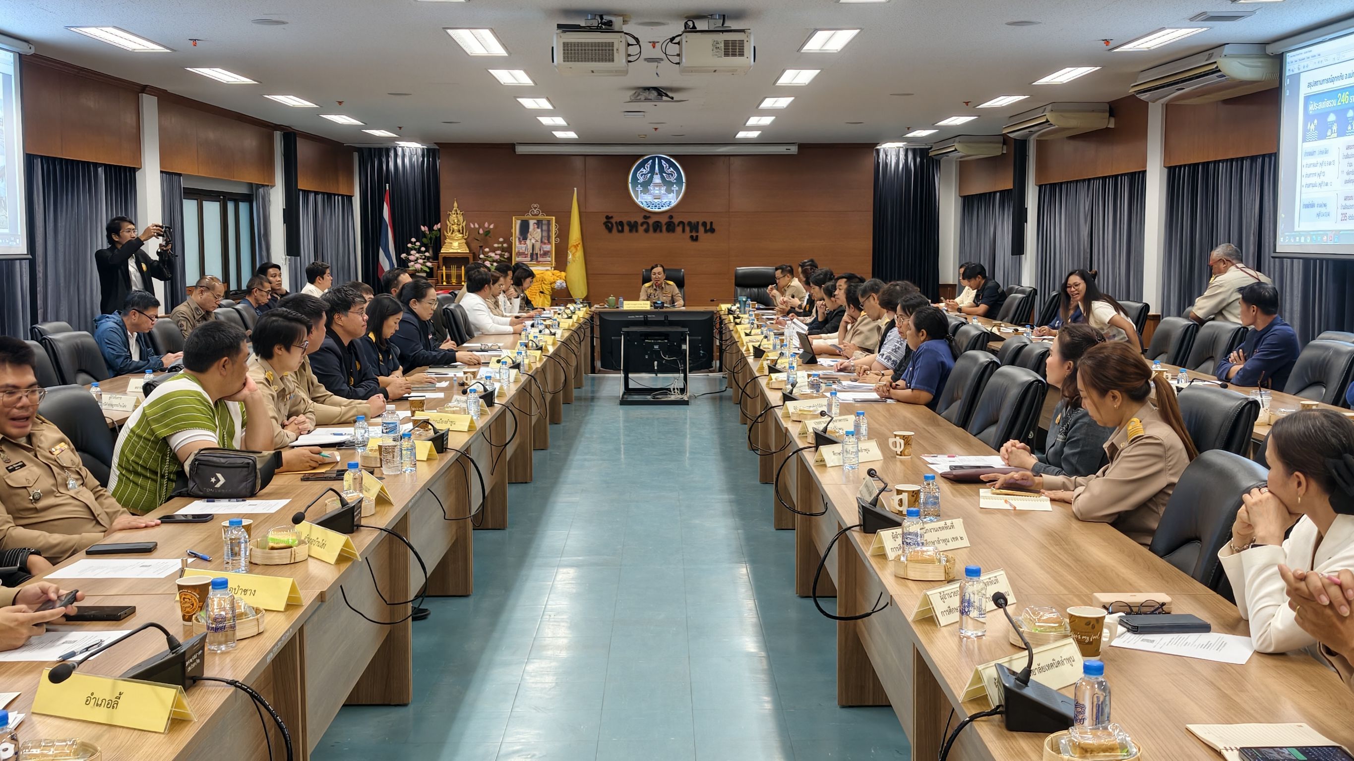 จังหวัดลำพูน ประชุมคณะกรรมการรักษาความมั่นคงและความสงบเรียบร้อยจังหวัดลำพูน ครั้งที่ 10/2569